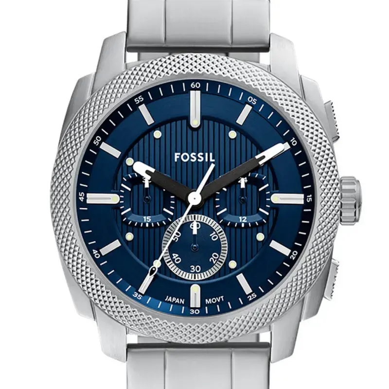 Fossil Machine Chronograph Blue Dial Men's Watch- FS6096